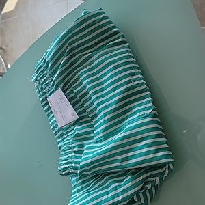 Good fellow &Co. green striped swim trunks. NWT. Xxl